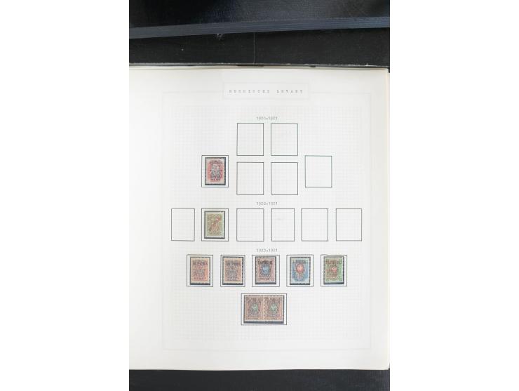 1865/1923, ungebrauchte/postfrische und gestempelte Sammlung mit Russischer Post in der Levante und in China mit besseren, Wr