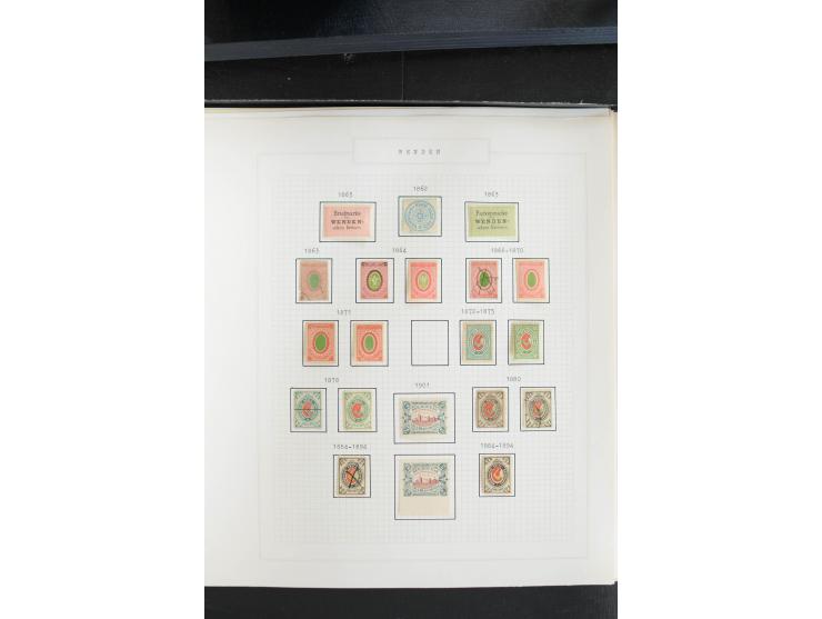 1865/1923, ungebrauchte/postfrische und gestempelte Sammlung mit Russischer Post in der Levante und in China mit besseren, Wr