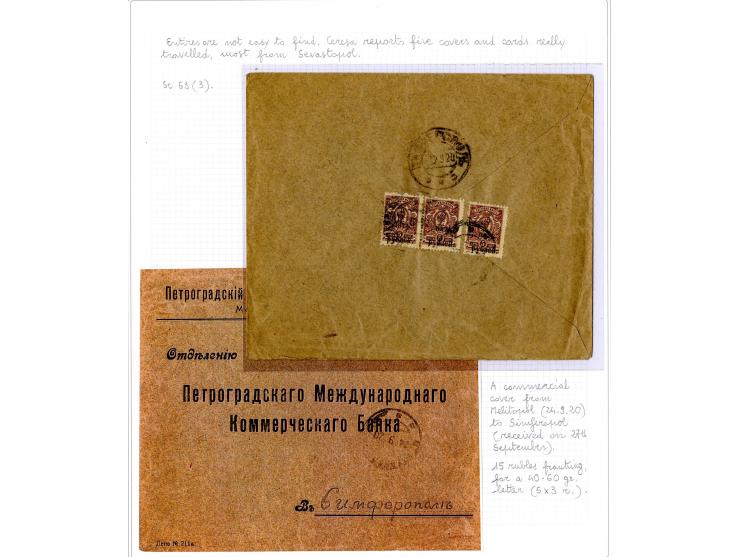 1921, very extensive collection built over the years with a lot of knowledge, housed in 14 self-designed albums. Divided into