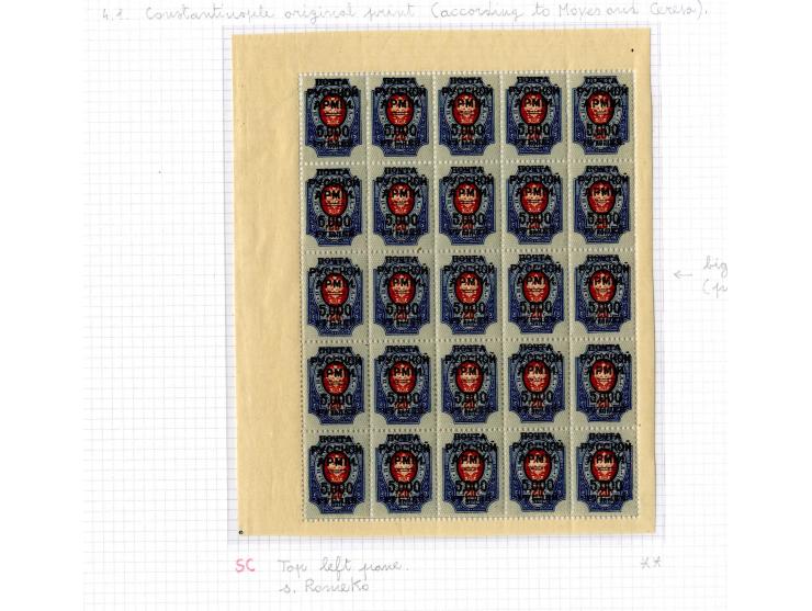 1921, very extensive collection built over the years with a lot of knowledge, housed in 14 self-designed albums. Divided into