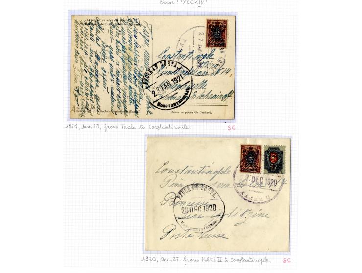 1921, very extensive collection built over the years with a lot of knowledge, housed in 14 self-designed albums. Divided into