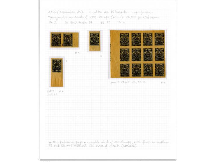 1921, very extensive collection built over the years with a lot of knowledge, housed in 14 self-designed albums. Divided into
