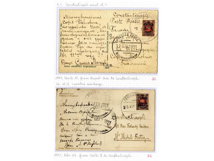 1921, very extensive collection built over the years with a lot of knowledge, housed in 14 self-designed albums. Divided into