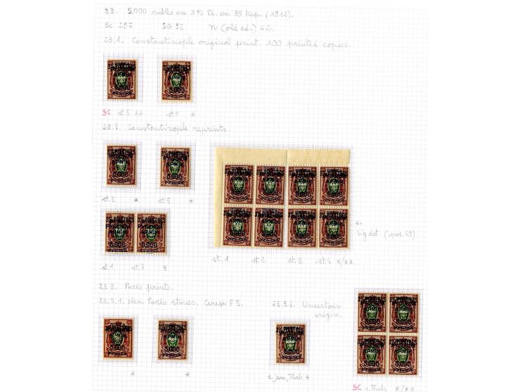 1921, very extensive collection built over the years with a lot of knowledge, housed in 14 self-designed albums. Divided into