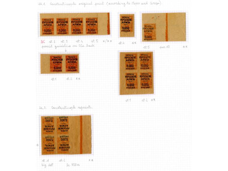 1921, very extensive collection built over the years with a lot of knowledge, housed in 14 self-designed albums. Divided into