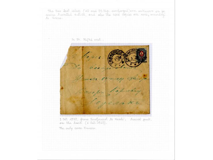 1921, very extensive collection built over the years with a lot of knowledge, housed in 14 self-designed albums. Divided into