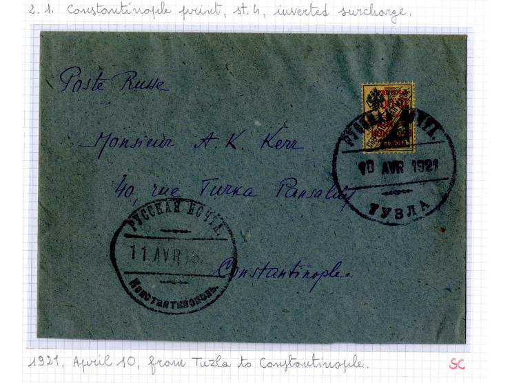 1921, very extensive collection built over the years with a lot of knowledge, housed in 14 self-designed albums. Divided into
