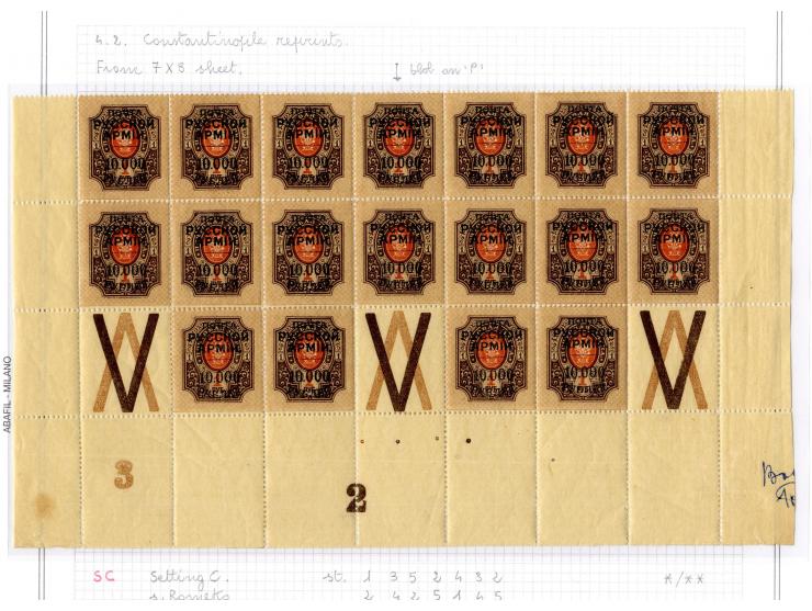 1921, very extensive collection built over the years with a lot of knowledge, housed in 14 self-designed albums. Divided into