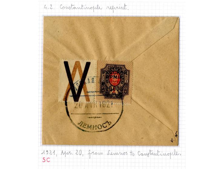 1921, very extensive collection built over the years with a lot of knowledge, housed in 14 self-designed albums. Divided into