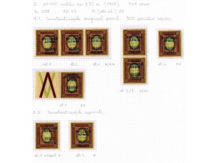 1921, very extensive collection built over the years with a lot of knowledge, housed in 14 self-designed albums. Divided into