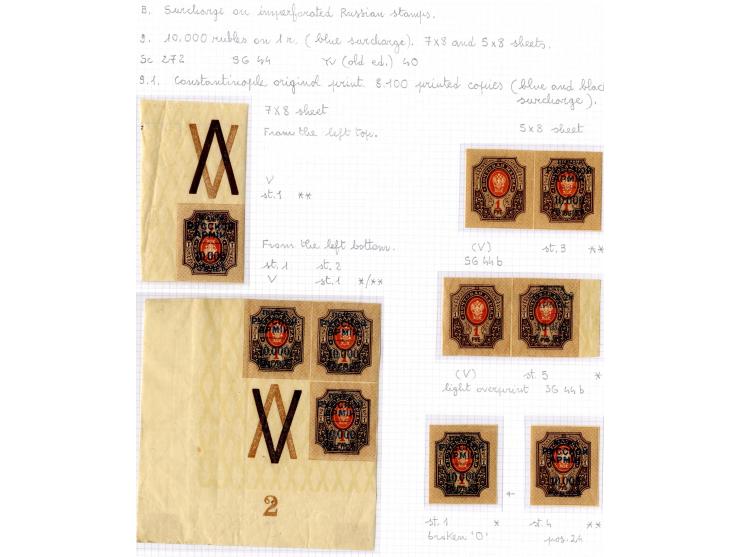 1921, very extensive collection built over the years with a lot of knowledge, housed in 14 self-designed albums. Divided into