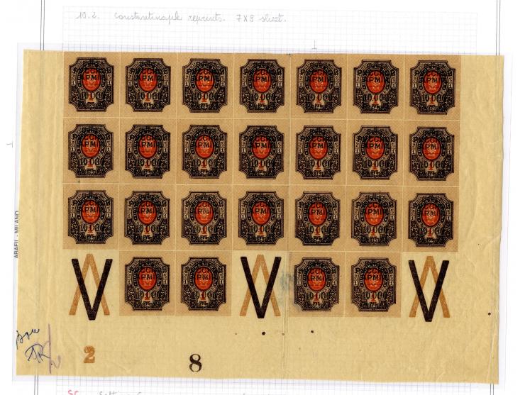 1921, very extensive collection built over the years with a lot of knowledge, housed in 14 self-designed albums. Divided into