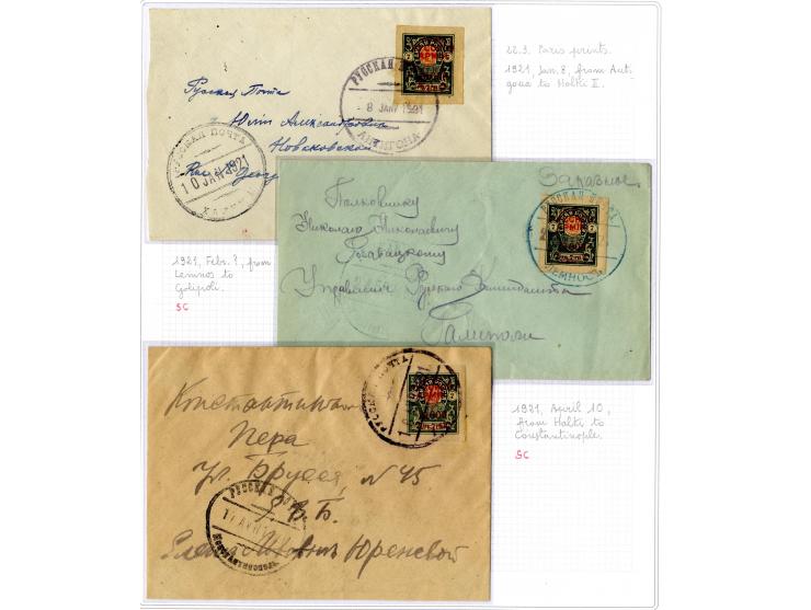 1921, very extensive collection built over the years with a lot of knowledge, housed in 14 self-designed albums. Divided into