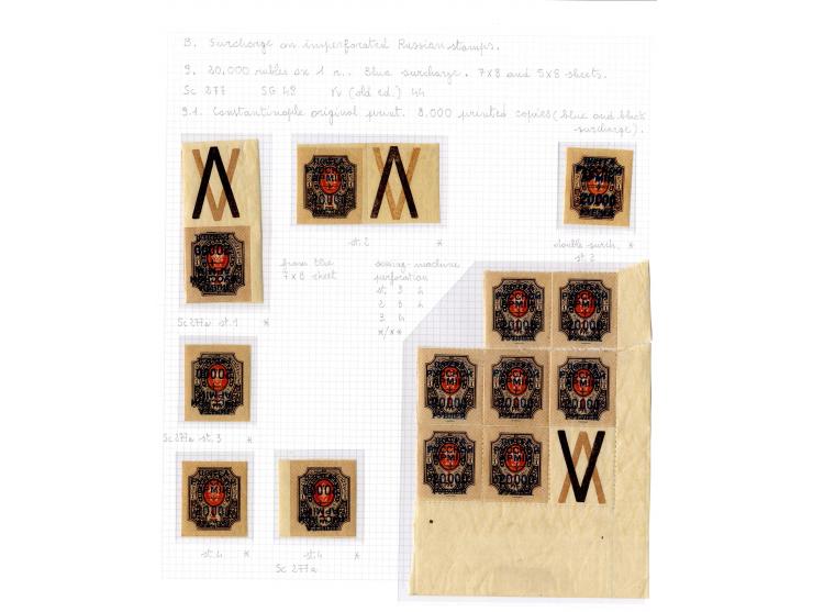 1921, very extensive collection built over the years with a lot of knowledge, housed in 14 self-designed albums. Divided into