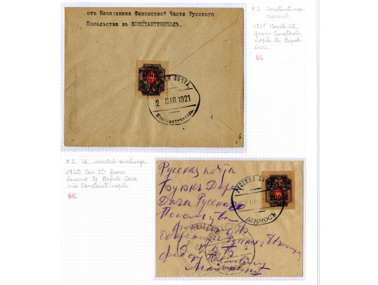 1921, very extensive collection built over the years with a lot of knowledge, housed in 14 self-designed albums. Divided into