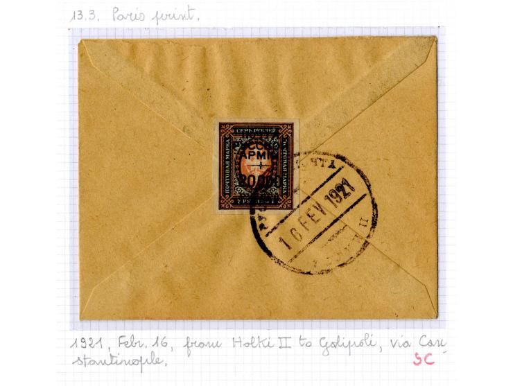 1921, very extensive collection built over the years with a lot of knowledge, housed in 14 self-designed albums. Divided into