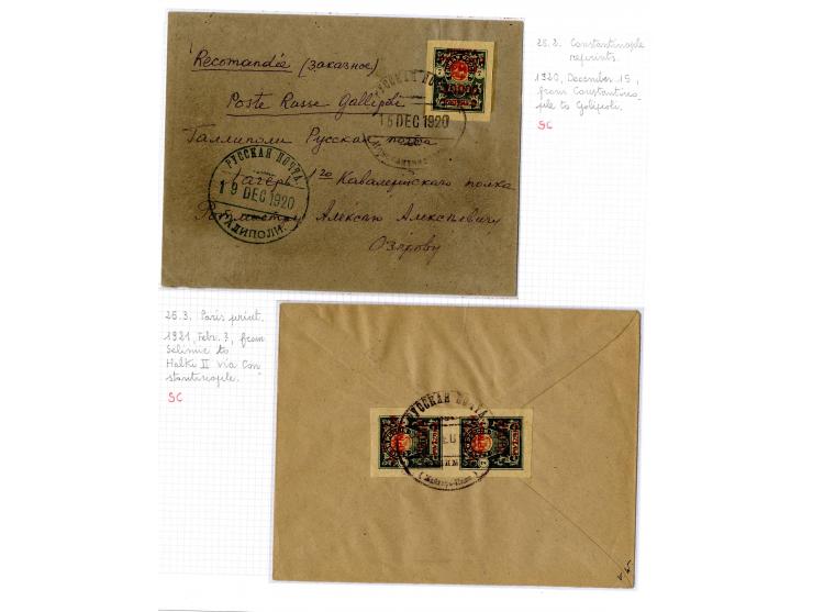 1921, very extensive collection built over the years with a lot of knowledge, housed in 14 self-designed albums. Divided into
