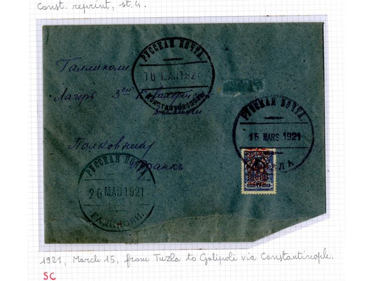 1921, very extensive collection built over the years with a lot of knowledge, housed in 14 self-designed albums. Divided into