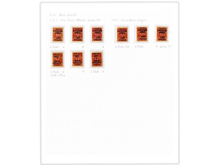 1921, very extensive collection built over the years with a lot of knowledge, housed in 14 self-designed albums. Divided into