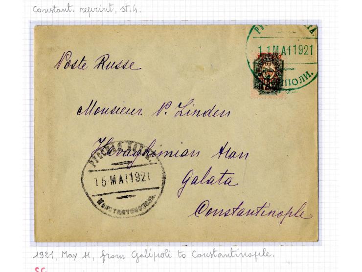 1921, very extensive collection built over the years with a lot of knowledge, housed in 14 self-designed albums. Divided into