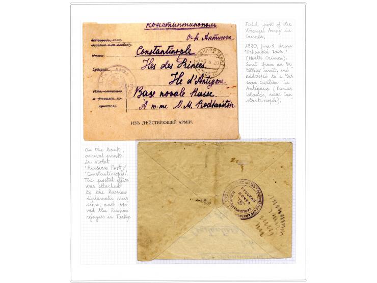 1921, very extensive collection built over the years with a lot of knowledge, housed in 14 self-designed albums. Divided into