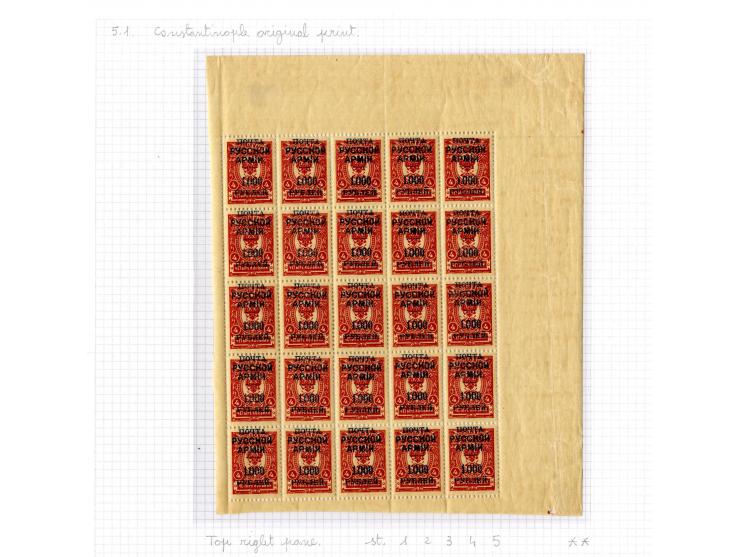 1921, very extensive collection built over the years with a lot of knowledge, housed in 14 self-designed albums. Divided into