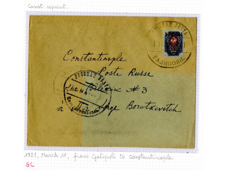 1921, very extensive collection built over the years with a lot of knowledge, housed in 14 self-designed albums. Divided into