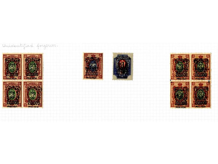 1921, very extensive collection built over the years with a lot of knowledge, housed in 14 self-designed albums. Divided into