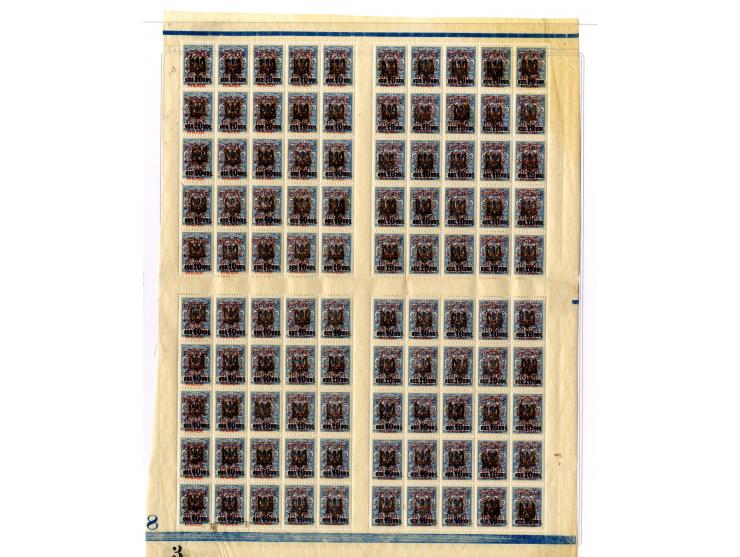 1921, very extensive collection built over the years with a lot of knowledge, housed in 14 self-designed albums. Divided into