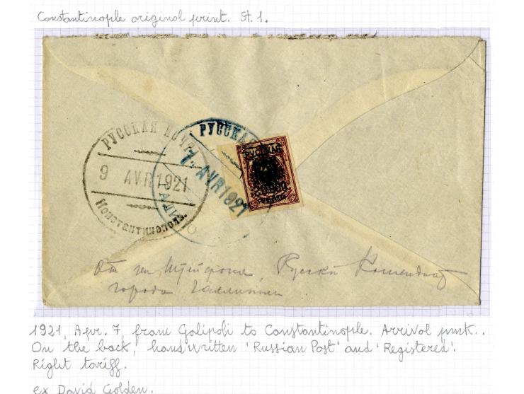1921, very extensive collection built over the years with a lot of knowledge, housed in 14 self-designed albums. Divided into