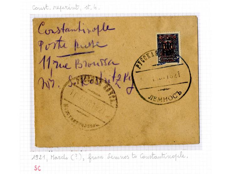 1921, very extensive collection built over the years with a lot of knowledge, housed in 14 self-designed albums. Divided into