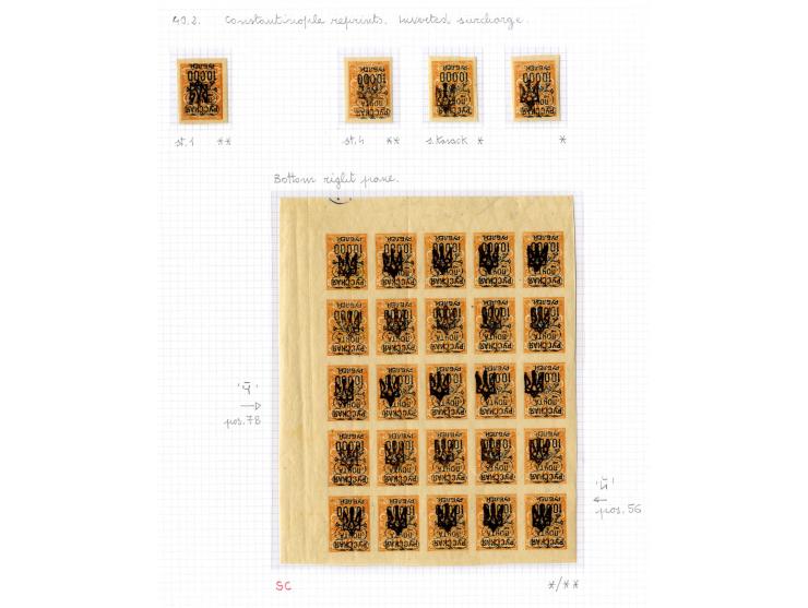 1921, very extensive collection built over the years with a lot of knowledge, housed in 14 self-designed albums. Divided into