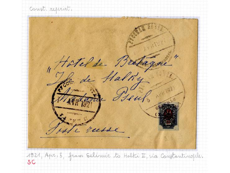 1921, very extensive collection built over the years with a lot of knowledge, housed in 14 self-designed albums. Divided into