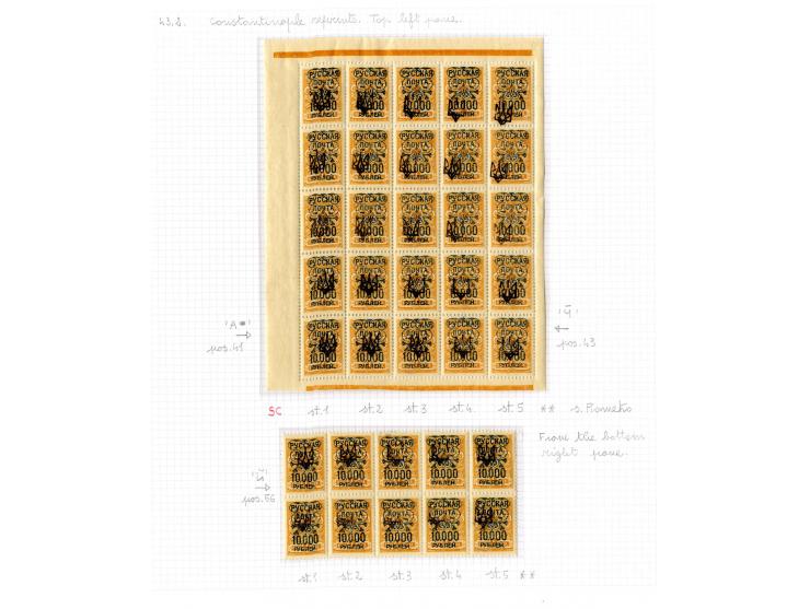 1921, very extensive collection built over the years with a lot of knowledge, housed in 14 self-designed albums. Divided into