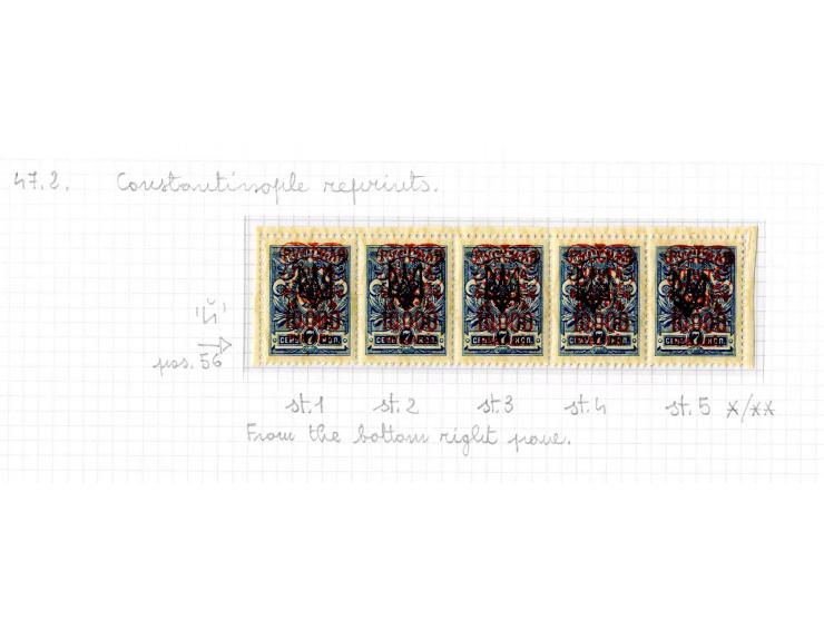 1921, very extensive collection built over the years with a lot of knowledge, housed in 14 self-designed albums. Divided into