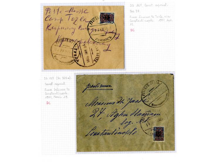 1921, very extensive collection built over the years with a lot of knowledge, housed in 14 self-designed albums. Divided into