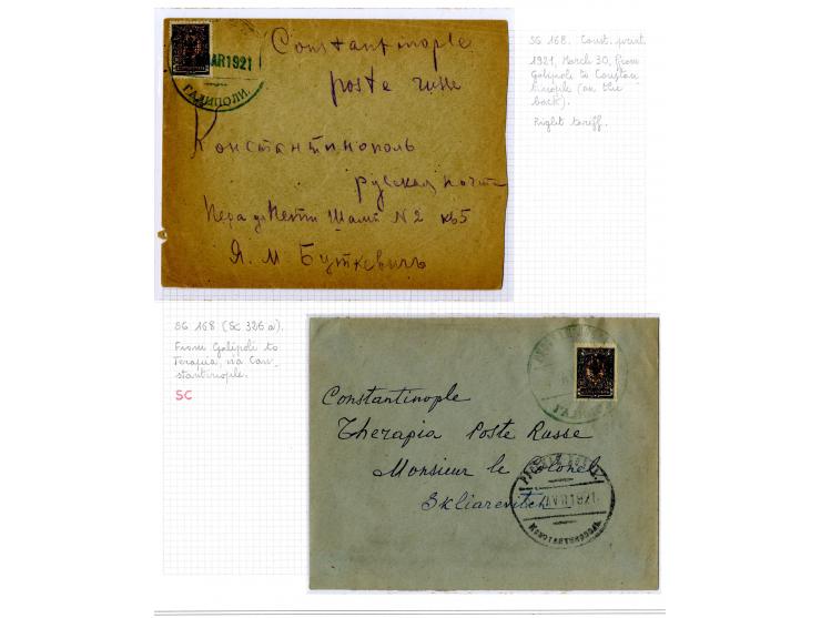 1921, very extensive collection built over the years with a lot of knowledge, housed in 14 self-designed albums. Divided into