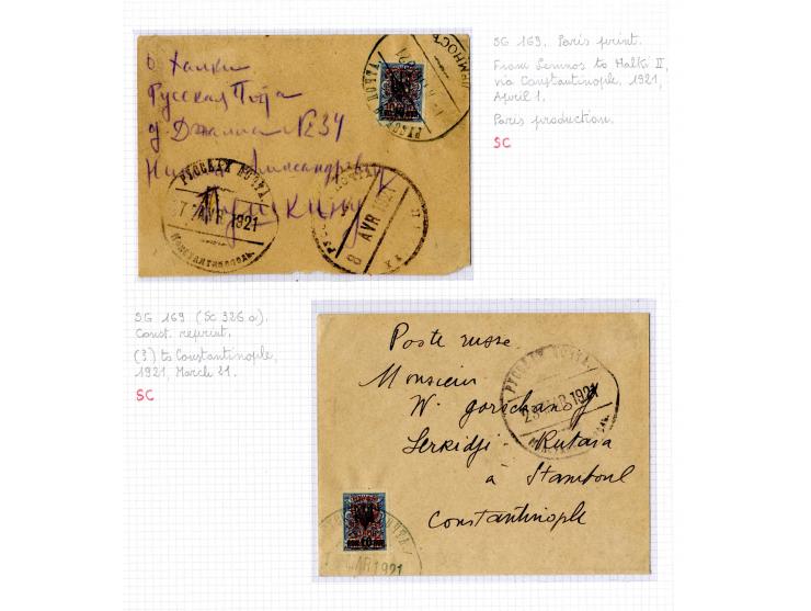 1921, very extensive collection built over the years with a lot of knowledge, housed in 14 self-designed albums. Divided into