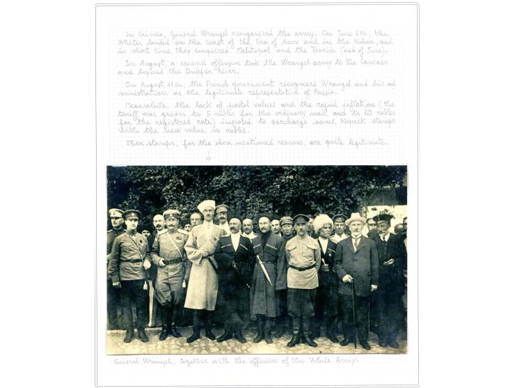 1921, very extensive collection built over the years with a lot of knowledge, housed in 14 self-designed albums. Divided into