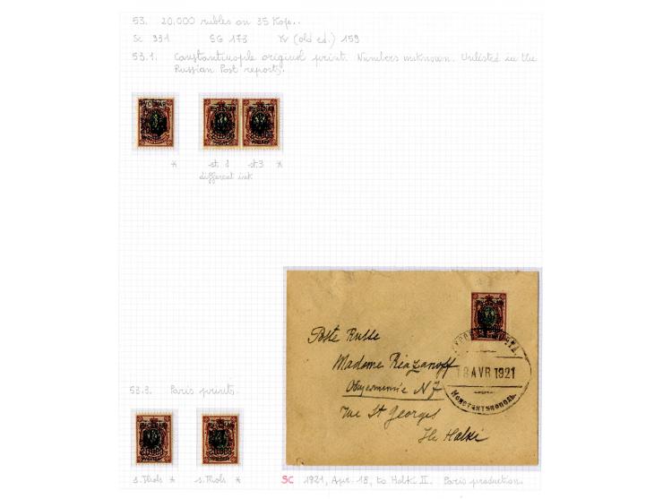 1921, very extensive collection built over the years with a lot of knowledge, housed in 14 self-designed albums. Divided into