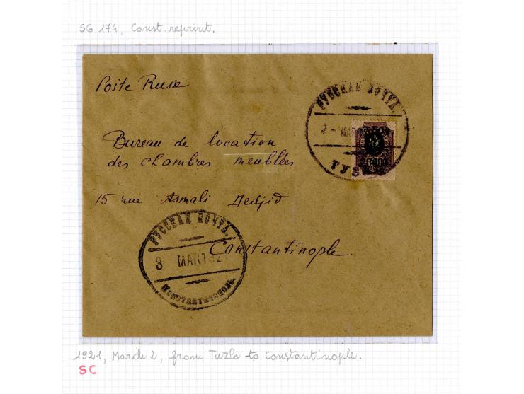 1921, very extensive collection built over the years with a lot of knowledge, housed in 14 self-designed albums. Divided into