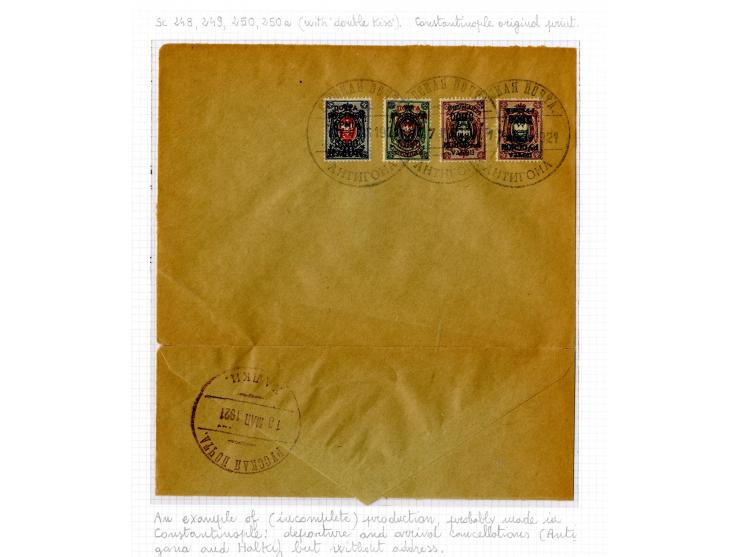 1921, very extensive collection built over the years with a lot of knowledge, housed in 14 self-designed albums. Divided into