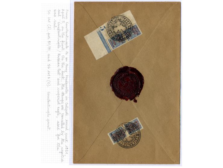 1921, very extensive collection built over the years with a lot of knowledge, housed in 14 self-designed albums. Divided into