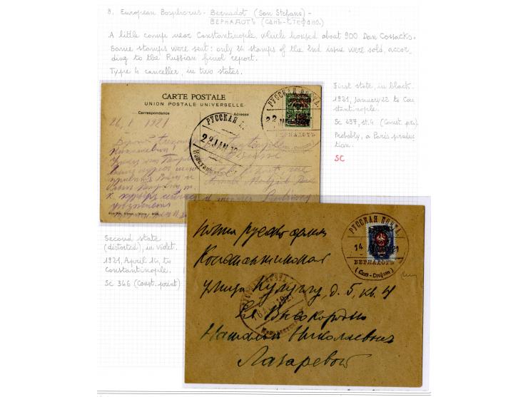 1921, very extensive collection built over the years with a lot of knowledge, housed in 14 self-designed albums. Divided into