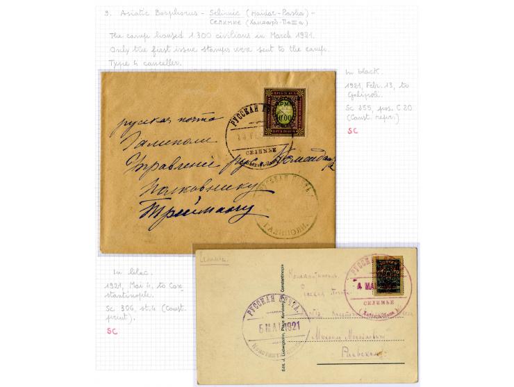 1921, very extensive collection built over the years with a lot of knowledge, housed in 14 self-designed albums. Divided into