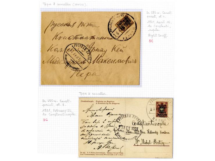 1921, very extensive collection built over the years with a lot of knowledge, housed in 14 self-designed albums. Divided into