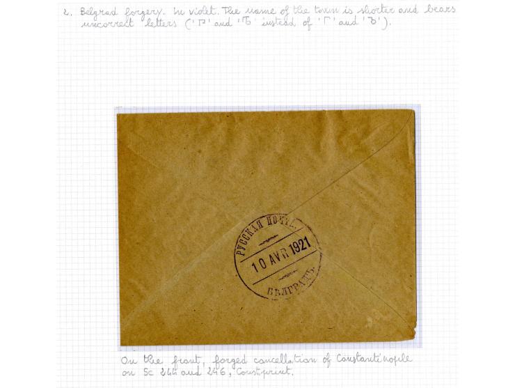 1921, very extensive collection built over the years with a lot of knowledge, housed in 14 self-designed albums. Divided into