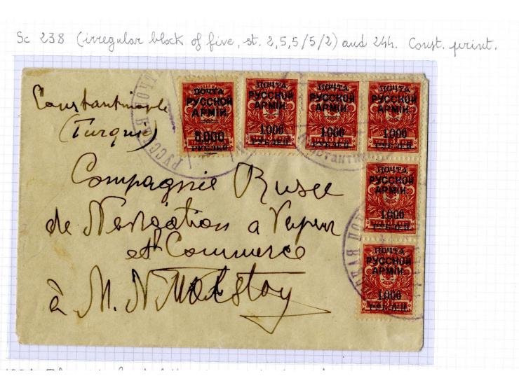 1921, very extensive collection built over the years with a lot of knowledge, housed in 14 self-designed albums. Divided into