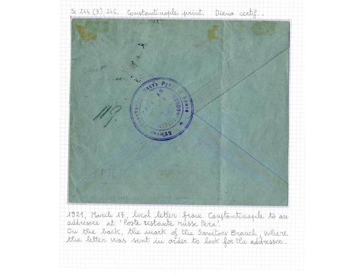 1921, very extensive collection built over the years with a lot of knowledge, housed in 14 self-designed albums. Divided into