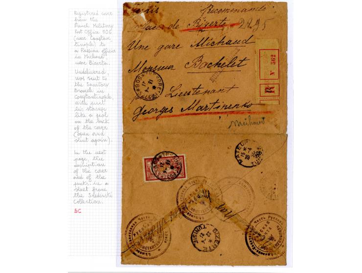 1921, very extensive collection built over the years with a lot of knowledge, housed in 14 self-designed albums. Divided into